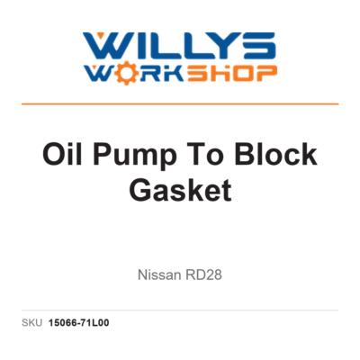 Genuine Oil Pump To Block Gasket | Nissan RD28