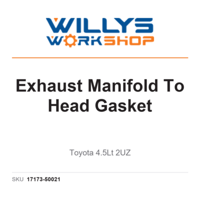 Genuine Exhaust Manifold To Head Gasket | Toyota 4.5Lt 2UZ