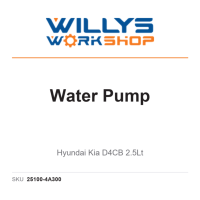 Genuine Water Pump | Hyundai Kia D4CB 2.5Lt