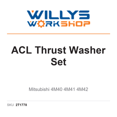 ACL Thrust Washer Set | Mitsubishi 4M40 4M41 4M42