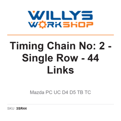 NVP Timing Chain No: 2 - Single Row - 44 Links | Mazda PC UC D4 D5 TB TC
