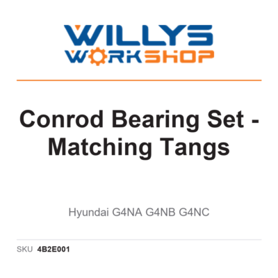 NVP Conrod Bearing Set - Matching Tangs | Hyundai G4NA G4NB G4NC