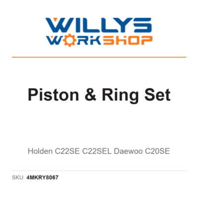 NVP Piston & Ring Set | Holden C22SE C22SEL Daewoo C20SE