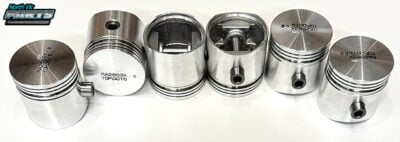 NVP Piston & Ring Set | Holden 6VE1 | 0.1mm (4 Thou) Oversize