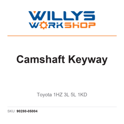 Genuine Camshaft Keyway | Toyota 1HZ 3L 5L 1KD