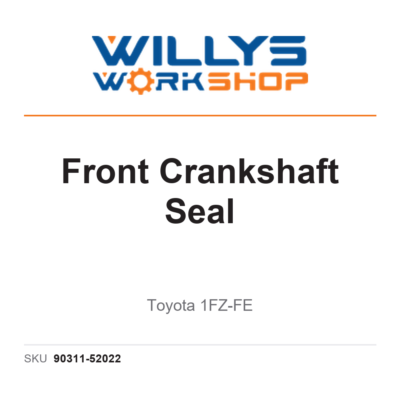 Genuine Front Crankshaft Seal | Toyota 1FZ-FE