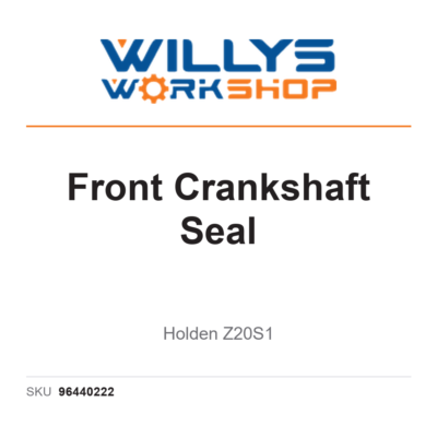 Genuine Front Crankshaft Seal | Holden Z20S1