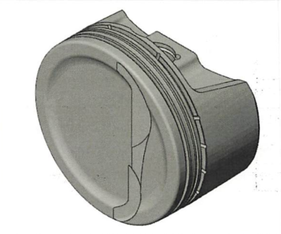 CP Bullet LS 4.005" | -13.3cc Dish Top | 3.622" Stroke | BLS1140-005