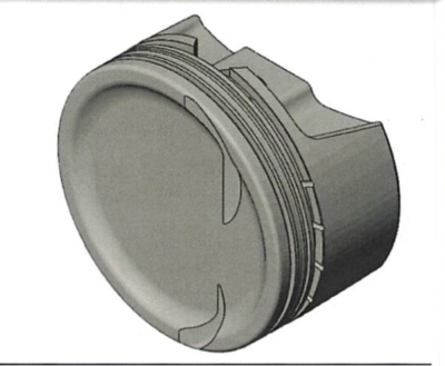 CP Bullet LS 4.005" Pistons Set | -20Cc Dish Top | 4.00" Stroke | BLS1146-005