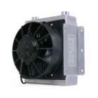 DERALE – Remote Trans Cooler – 18 Row Hi-Flow Racing Remote Fluid Cooler with Single Fan