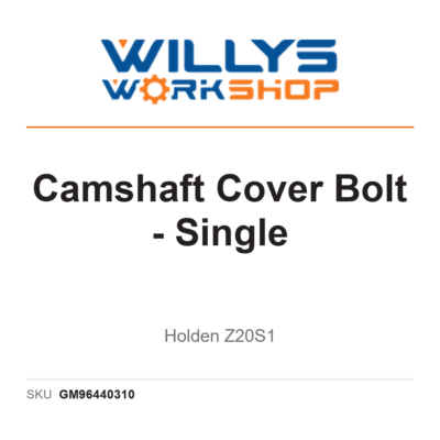 Genuine Camshaft Cover Bolt - Single | Holden Z20S1