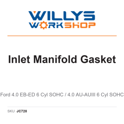 NVP Inlet Manifold Gasket | Ford 4.0 EB-ED 6 Cyl SOHC / 4.0 AU-AUIII 6 Cyl SOHC