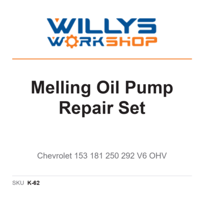 Melling Oil Pump Repair Set | Chevrolet 153 181 250 292 V6 OHV