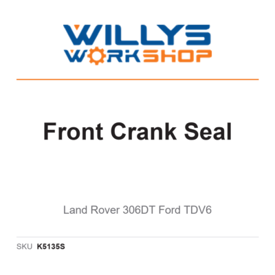 NVP Front Crank Seal | Land Rover 306DT Ford TDV6
