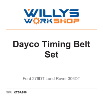 Dayco Timing Belt Set | Ford 276DT Land Rover 306DT