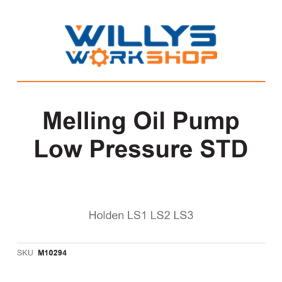 Melling Oil Pump Low Pressure STD | Holden LS1 LS2 LS3