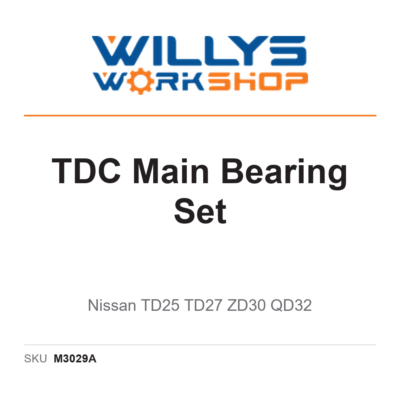 TDC Main Bearing Set | Nissan TD25 TD27 ZD30 QD32