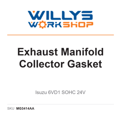 NVP Exhaust Manifold Collector Gasket | Isuzu 6VD1 SOHC 24V