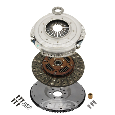 Super Heavy Duty Organic Clutch & Flywheel (122 tooth) Package