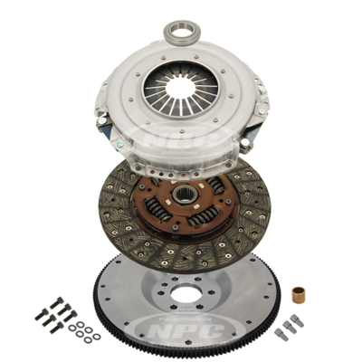 Super Heavy Duty Organic Clutch & Flywheel (148 tooth) Package