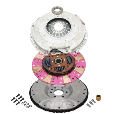 Super Heavy Duty Cushion Button Clutch & Flywheel Package (148 tooth)