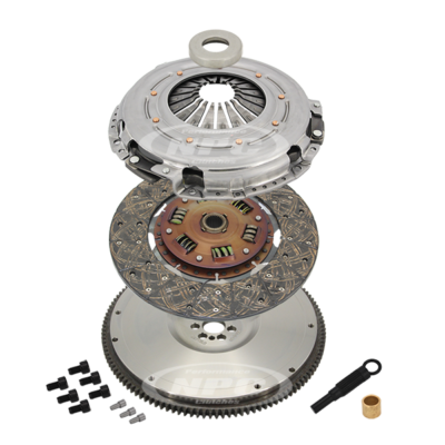Super Heavy Duty 1300nm Organic Clutch & Flywheel Package (Standard Weight 15kg Flywheel)