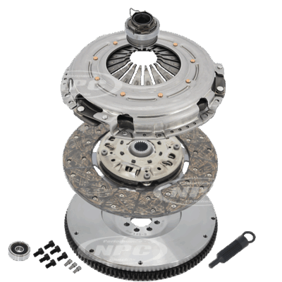 Super Heavy Duty Organic 1300 Clutch & Flywheel Package