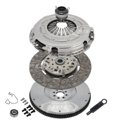 Super Heavy Duty Organic 1300 Clutch & Flywheel Package