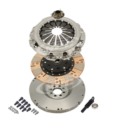 Super Heavy Duty Cushion Button Clutch & Flywheel Package