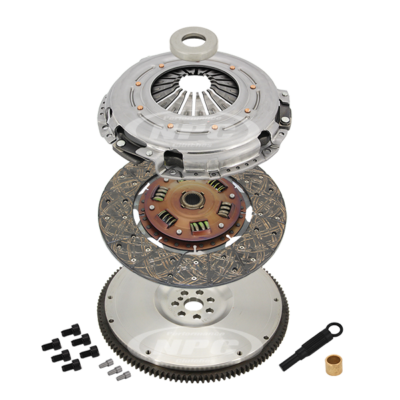 Super Heavy Duty 1300nm Organic Clutch & Flywheel Package (standard weight 15kg Flywheel)