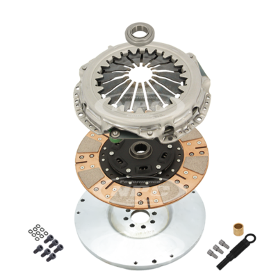 Super Heavy Duty Cushion Button Clutch & Flywheel Package