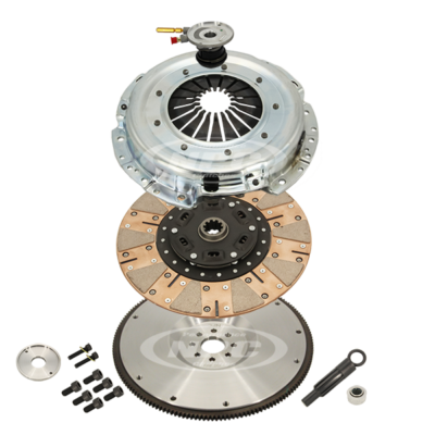 Super Heavy Duty Cushion Button Clutch & Flywheel Package (firm pedal feel)