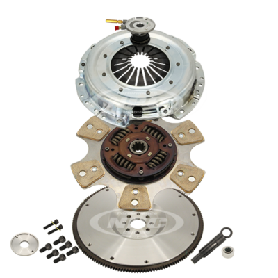Super Heavy Duty Button Clutch & Flywheel Package (firm pedal feel)