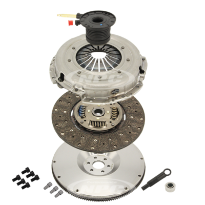 Super Heavy Duty Organic Clutch & Flywheel Package (light pedal feel)