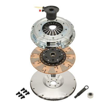 Super Heavy Duty Cushion Button Clutch & Flywheel Package (firm pedal feel)