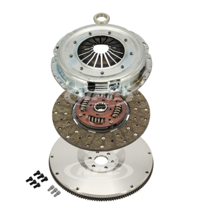 Super Heavy Duty Organic Clutch & Flywheel Package (14 Spline)
