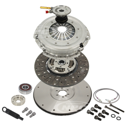 Super Heavy Duty Organic Clutch & Flywheel Package (light pedal feel)