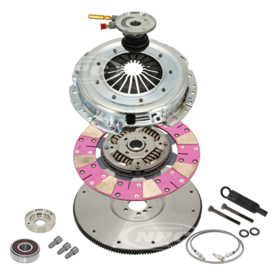 Super Heavy Duty Cushion Button Clutch & Flywheel Package (firm pedal feel)