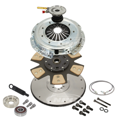 Super Heavy Duty Button Clutch & Flywheel Package (firm pedal feel)