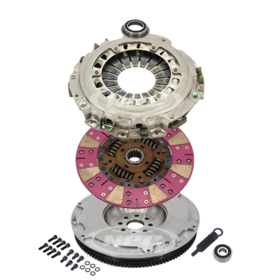 Super Heavy Duty Cushion Button Clutch & Flywheel Package