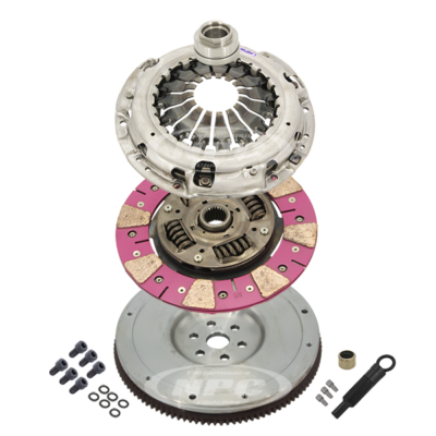 Super Heavy Duty Cushion Button Clutch & Flywheel Package