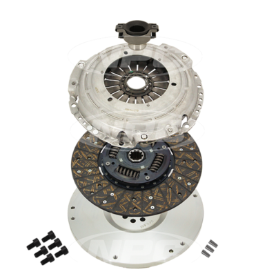 Super Heavy Duty Organic Clutch Kit (Including Flywheel)