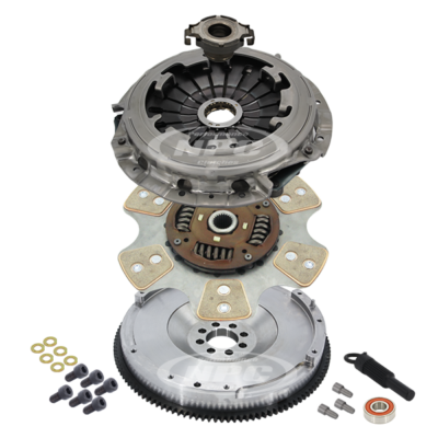 Dual Diaphragm Button Clutch Kit including Flywheel