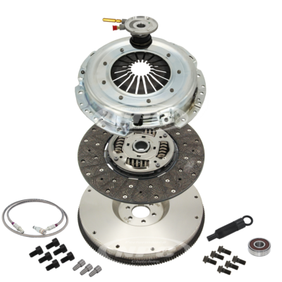 Super Heavy Duty Organic Clutch & Flywheel Package (firm pedal feel)