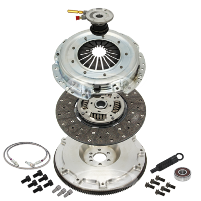 Super Heavy Duty Organic Clutch & Lightweight Flywheel Package (light pedal feel)