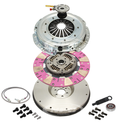 Super Heavy Duty Cushion Button Clutch & Flywheel Package (firm pedal feel)