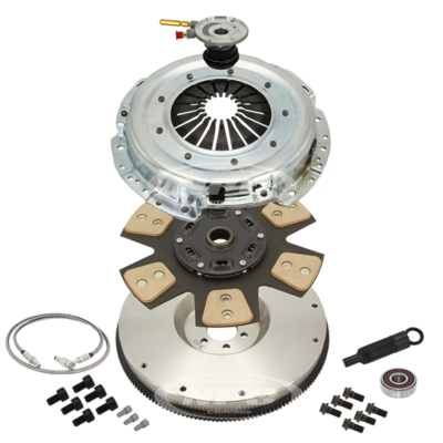 Super Heavy Duty Button Clutch & Flywheel Package (firm pedal feel)