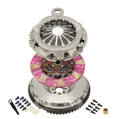 Super Heavy Duty Cushion Button Clutch & Flywheel Package