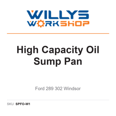 NVP High Capacity Oil Sump Pan | Ford 289 302 Windsor