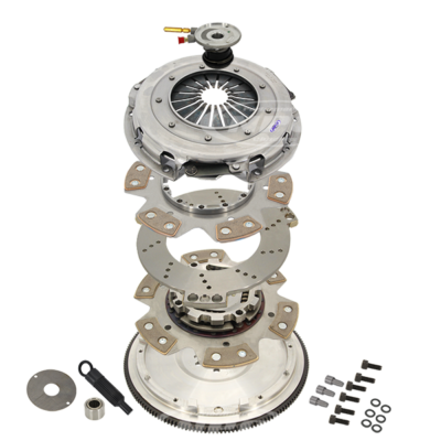 260mm Carbotic Button Twin Plate Sprung Center Kit
